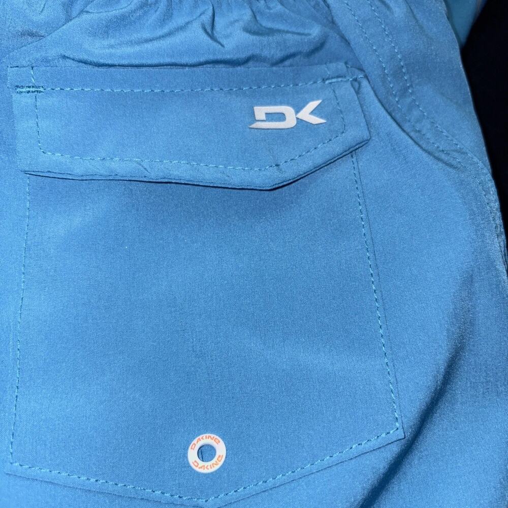 Dakine 2-Piece Set Boy's Swimsuit Rash Guard Top And Shorts; Blue L-14/16 NWT - Picture 6 of 12